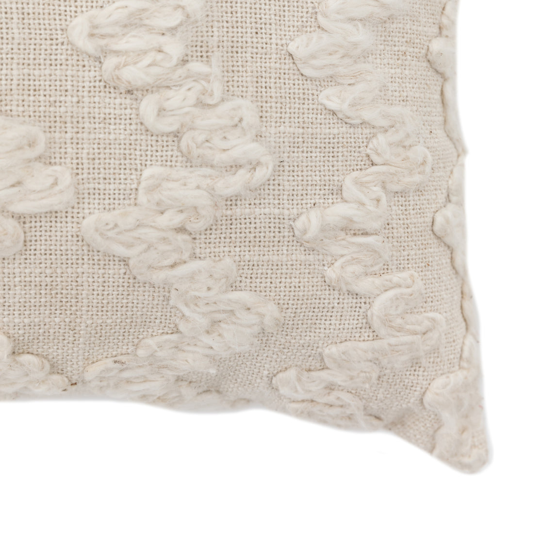 Boho Embellished 20cm x 90cm Draught Excluder Natural