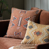 Arlo Embellished 50cm x 50cm Feather Filled Cushion Brown