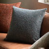 Boucle Knife Edge 55cm x 55cm Filled Cushion Charcoal