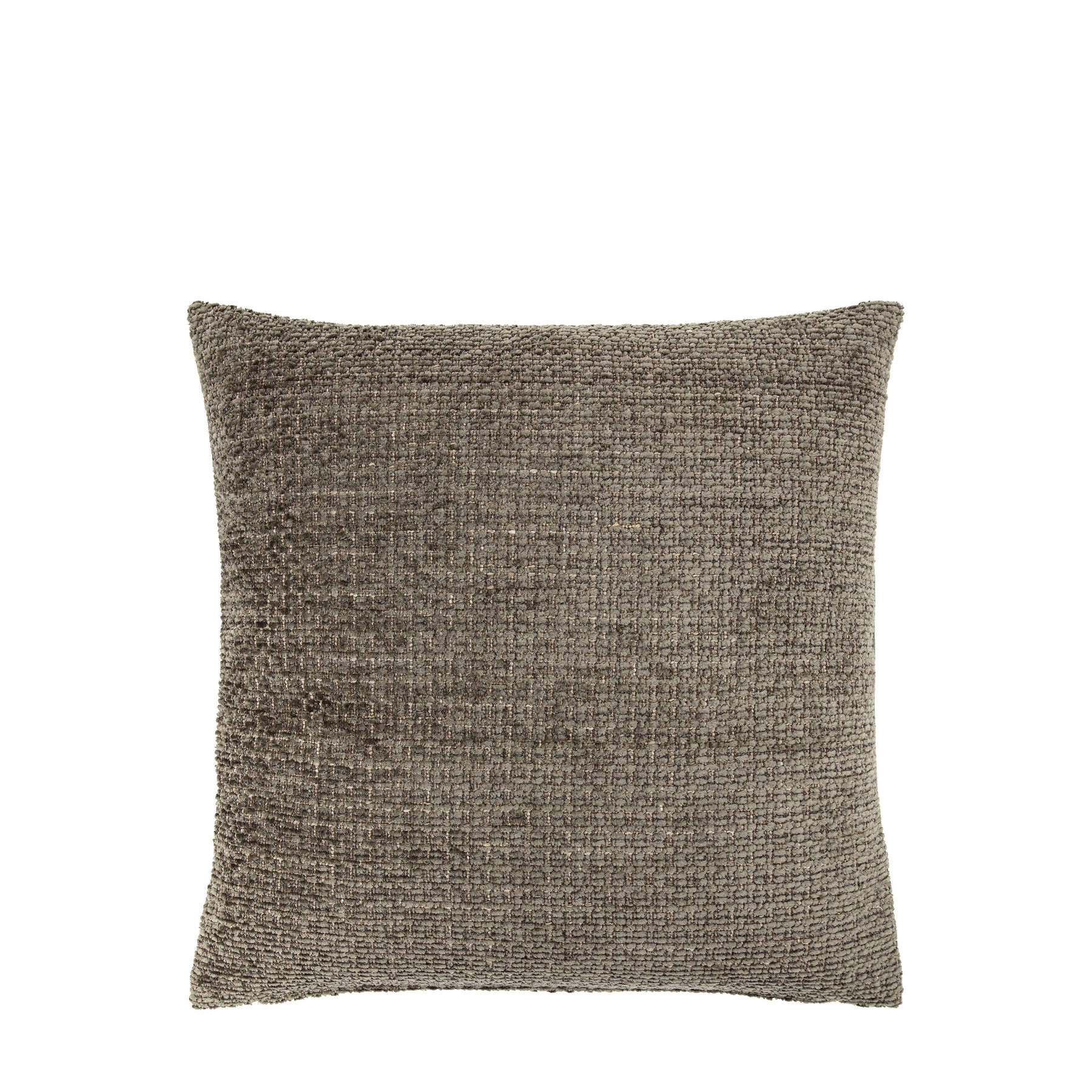 Chenille 55cm x 55cm Filled Cushion Olive
