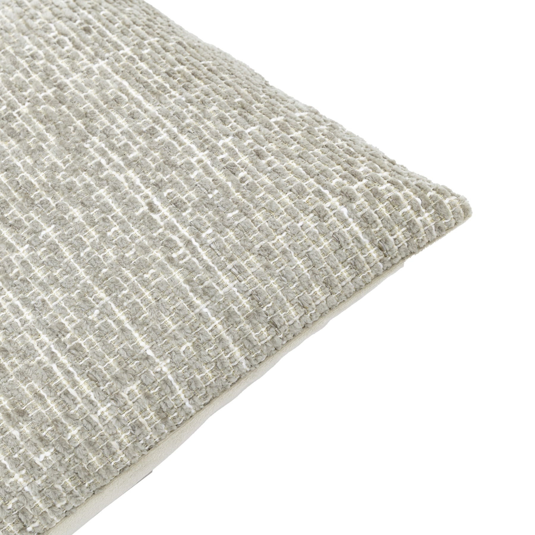 Chenille 55cm x 55cm Filled Cushion Taupe