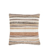 Horizontal Stripe 45cm x 45cm Filled Cushion Natural