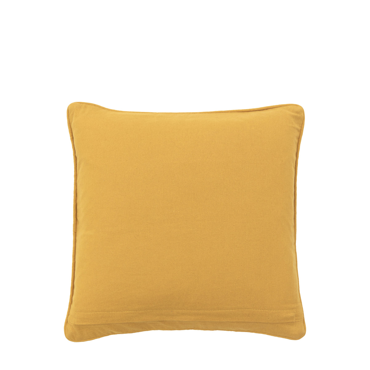 Lohko Woven 45cm x 45cm Feather Filled Cushion Ochre