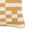 Lohko Woven 45cm x 45cm Feather Filled Cushion Ochre