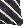 Hemsby Stripe Woven 45cm x 45cm Feather Filled Cushion Ink