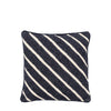 Hemsby Stripe Woven 45cm x 45cm Feather Filled Cushion Ink