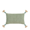 Isla Woven 30cm x 50cm Outdoor Filled Boudoir Green