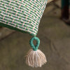 Isla Woven 30cm x 50cm Outdoor Filled Boudoir Green