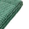 Nalu 130cm x 170cm Knitted Herringbone Throw Green