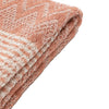 Nalu 130cm x 170cm Knitted Herringbone Throw Apricot