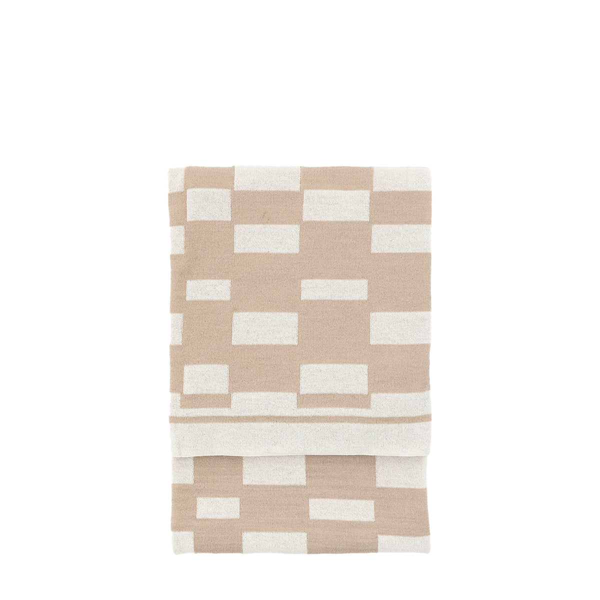 Lohko 130cm x 170cm Knitted Throw Taupe