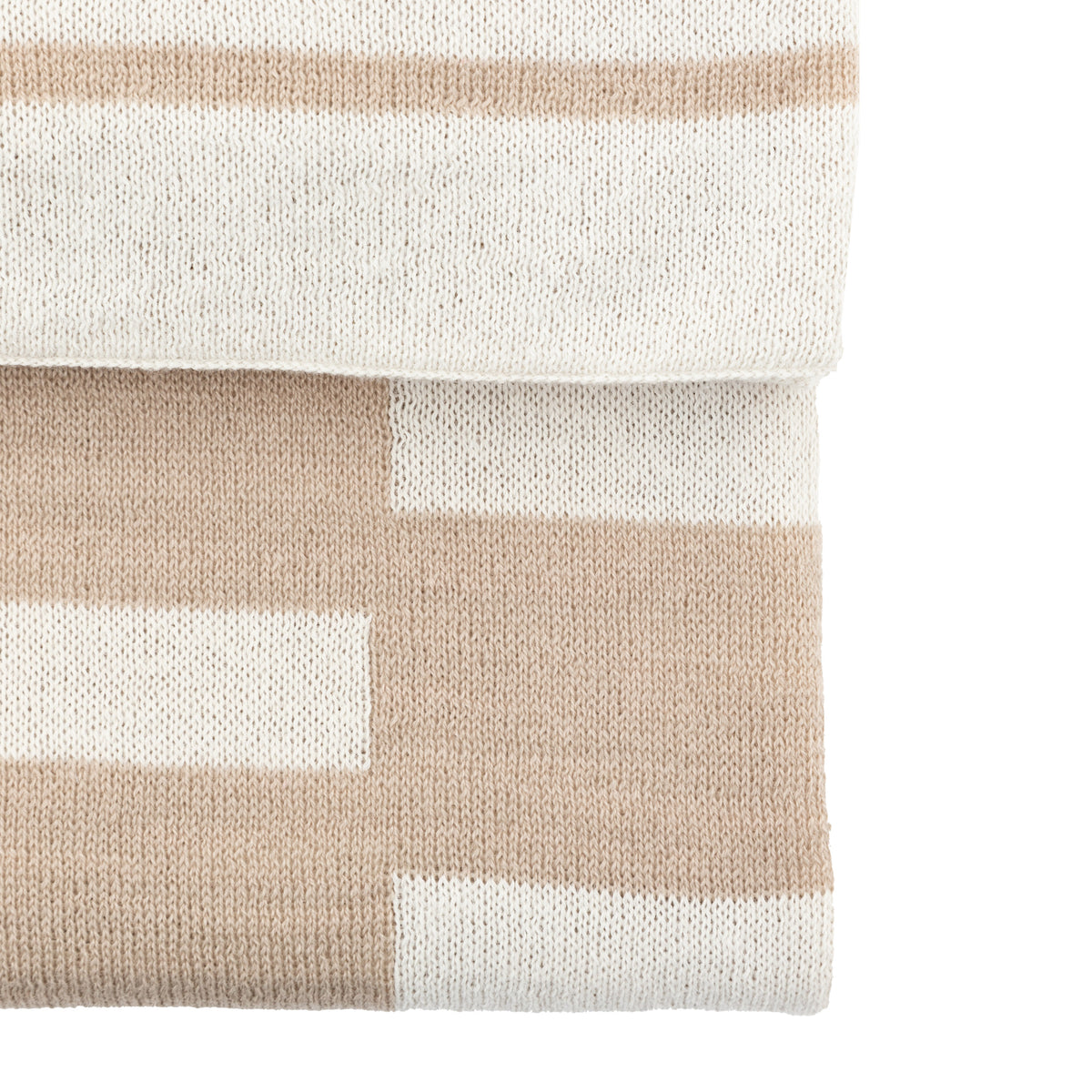 Lohko 130cm x 170cm Knitted Throw Taupe