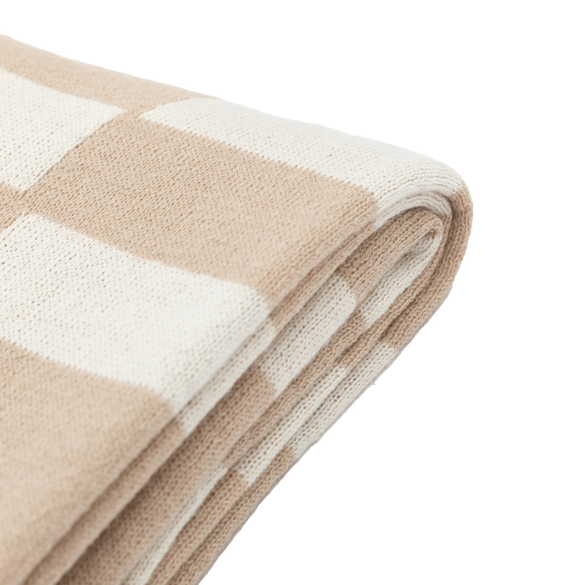 Lohko 130cm x 170cm Knitted Throw Taupe