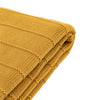 Florence Knit 130cm x 170cm Throw Mustard