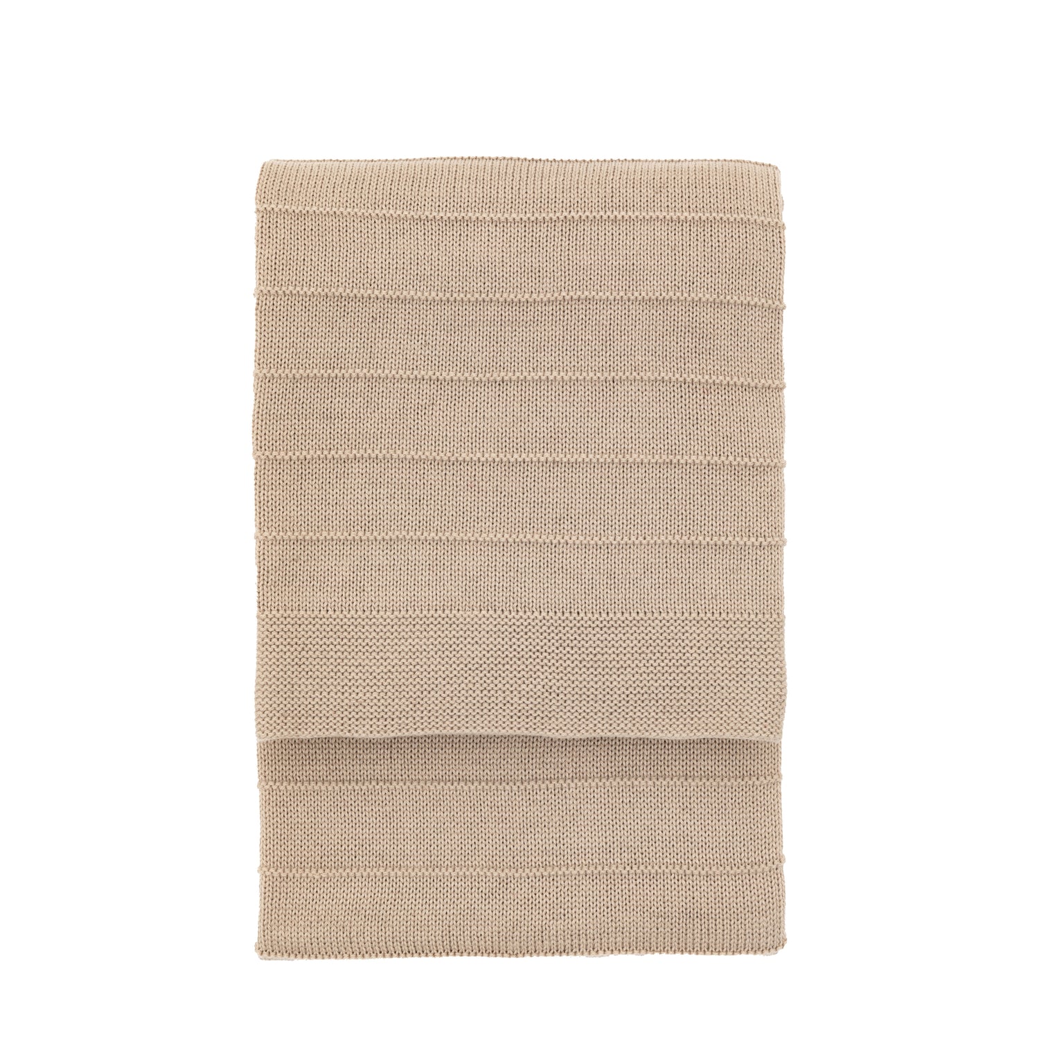 Florence Knit 130cm x 170cm Throw Taupe