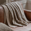 Florence Knit 130cm x 170cm Throw Taupe
