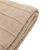 Florence Knit 130cm x 170cm Throw Taupe