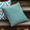 Ula Pinstripe 45cm x 45cm Outdoor Filled Cushion Green