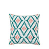 Aroha Geo Printed 45cm x 45cm Outdoor Filled Cushion Apricot