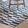 Kingston Jacquard Rug Blue