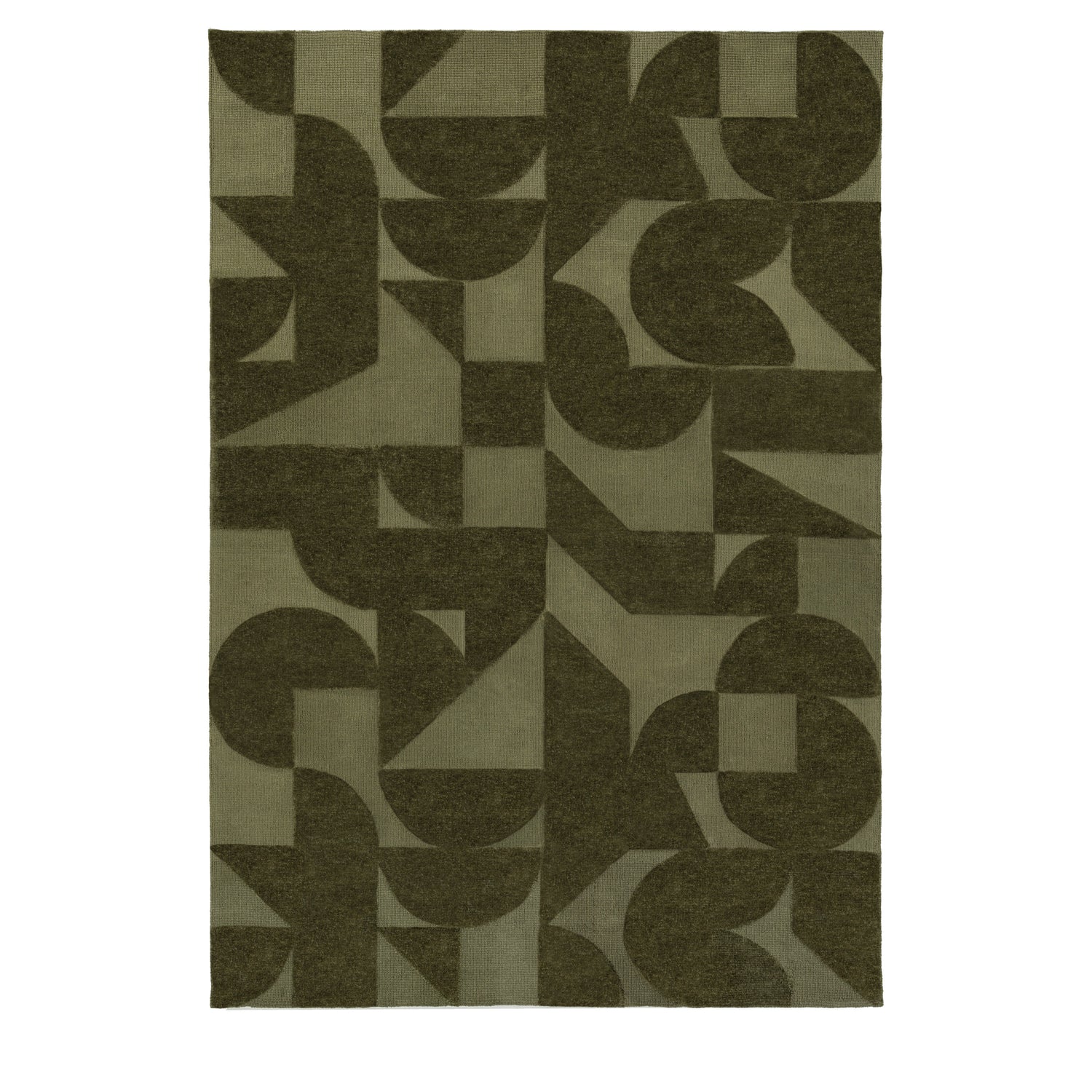 Cortland Block Rug Olive