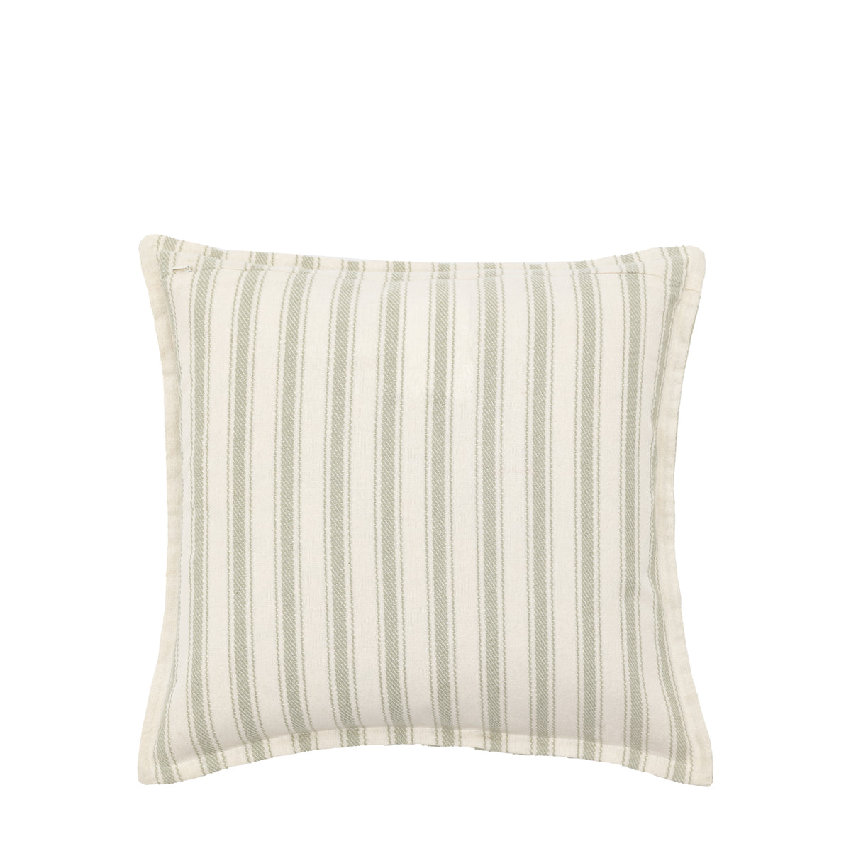 Alston Woven Stripe 45cm x 45cm Filled Cushion Sage