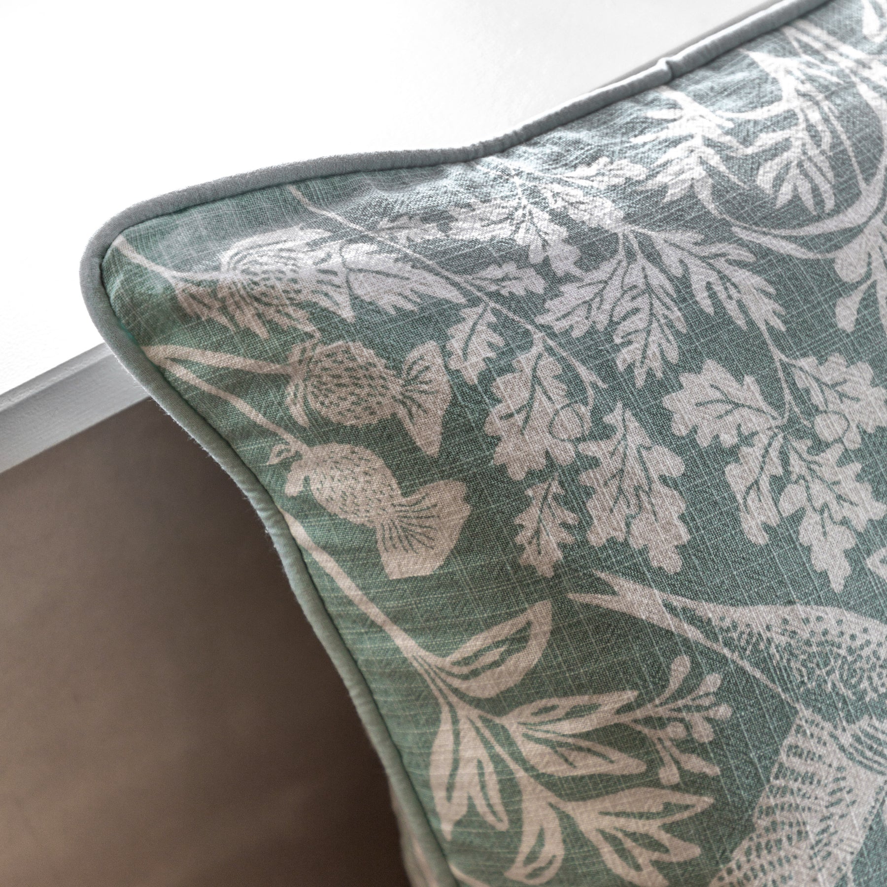 Rosley Birds 45cm x 45cm Filled Cushion Duck Egg