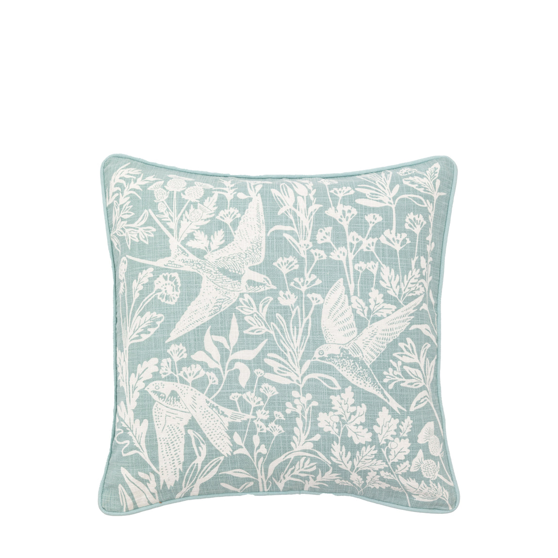 Rosley Birds 45cm x 45cm Filled Cushion Duck Egg