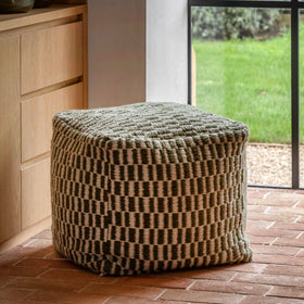 Rauma 50cm Pouffe Olive