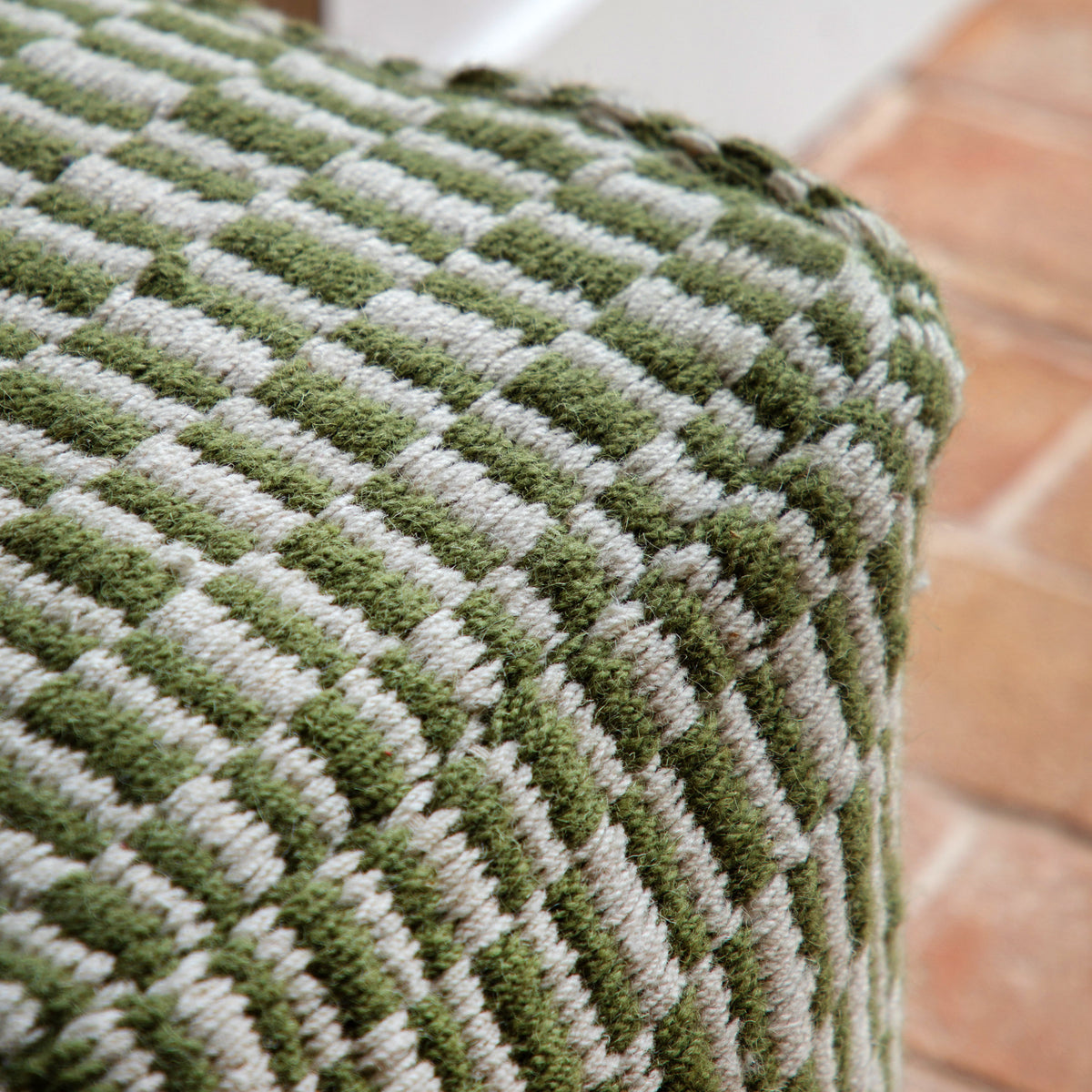 Rauma 50cm Pouffe Olive