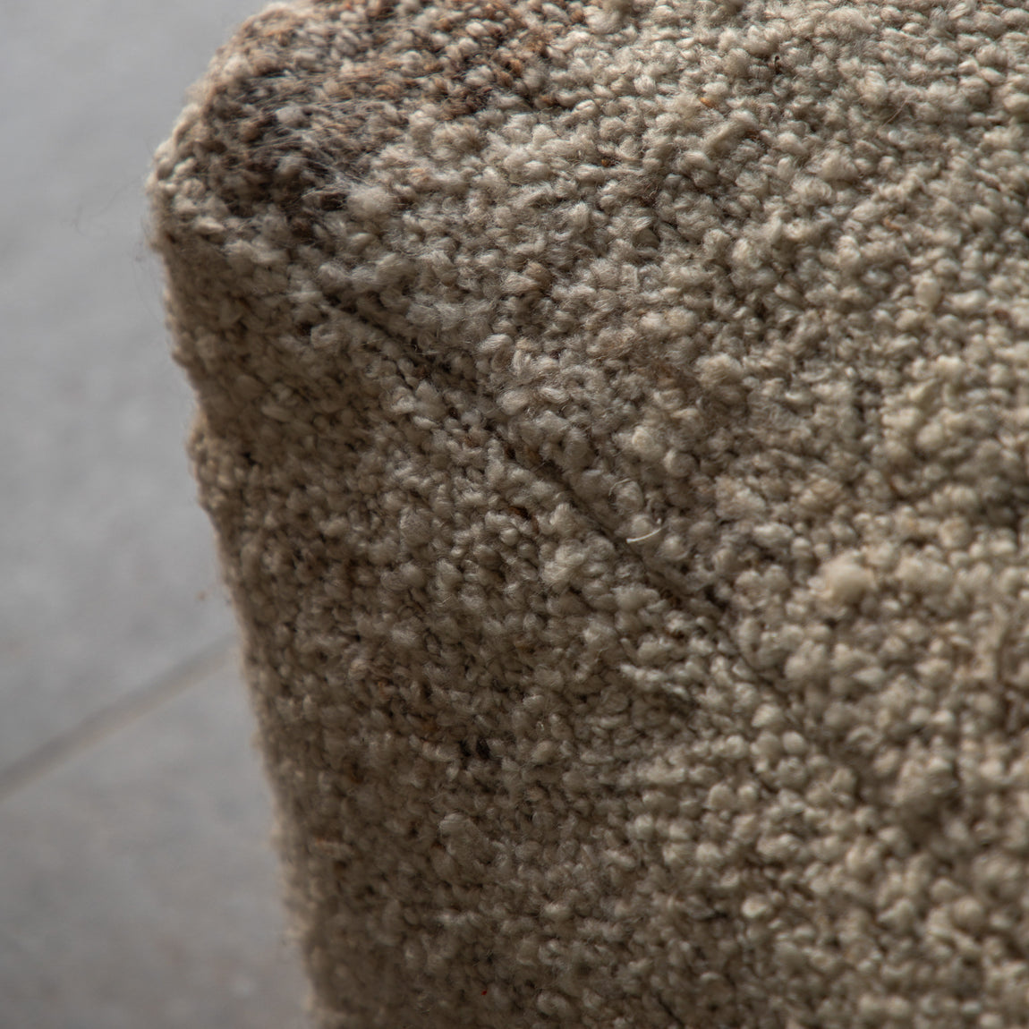 Herning Tonal 50cm Pouffe Natural