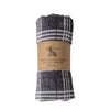 Checkmate 140cm x 180cm Rolled Fleece Throw Grey