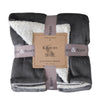 Sterling 140cm x 170cm Sherpa Throw Grey