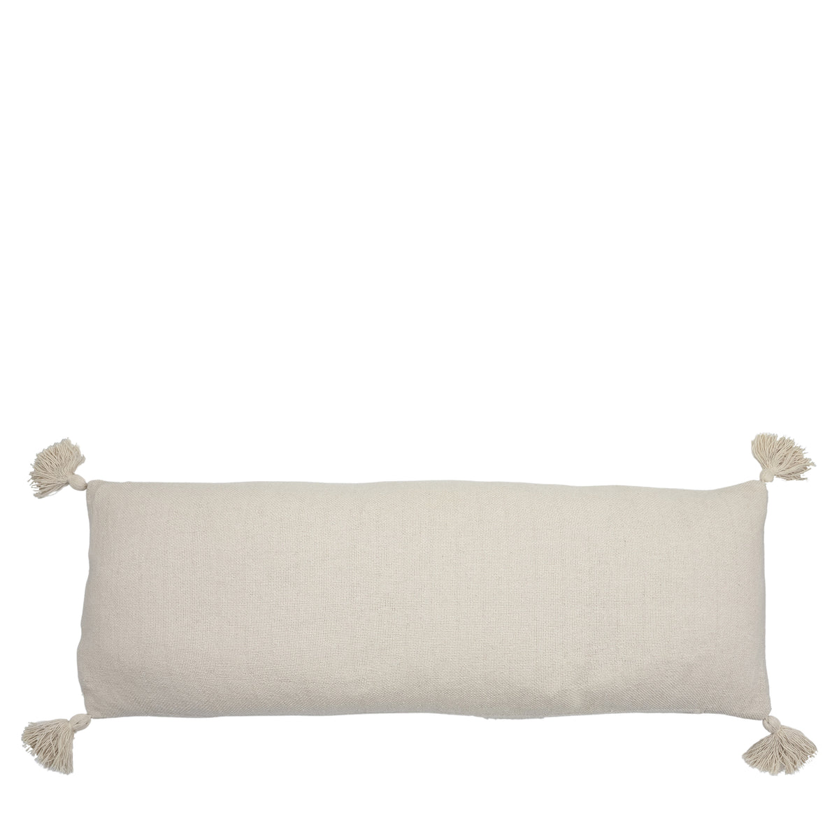 Tufted 35cm x 90cm Filled Boudoir Black Cream