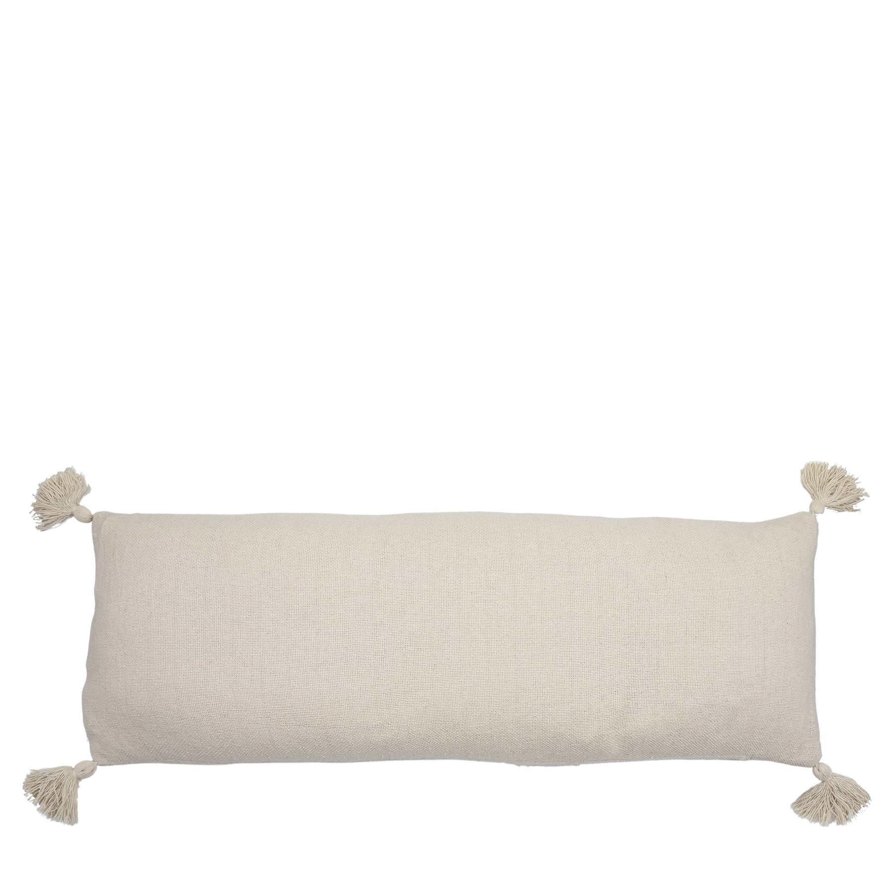 Tufted 35cm x 90cm Filled Boudoir Black Cream