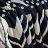 Houndslow Knit 130cm x 170cm Reversible Sherpa Throw Black