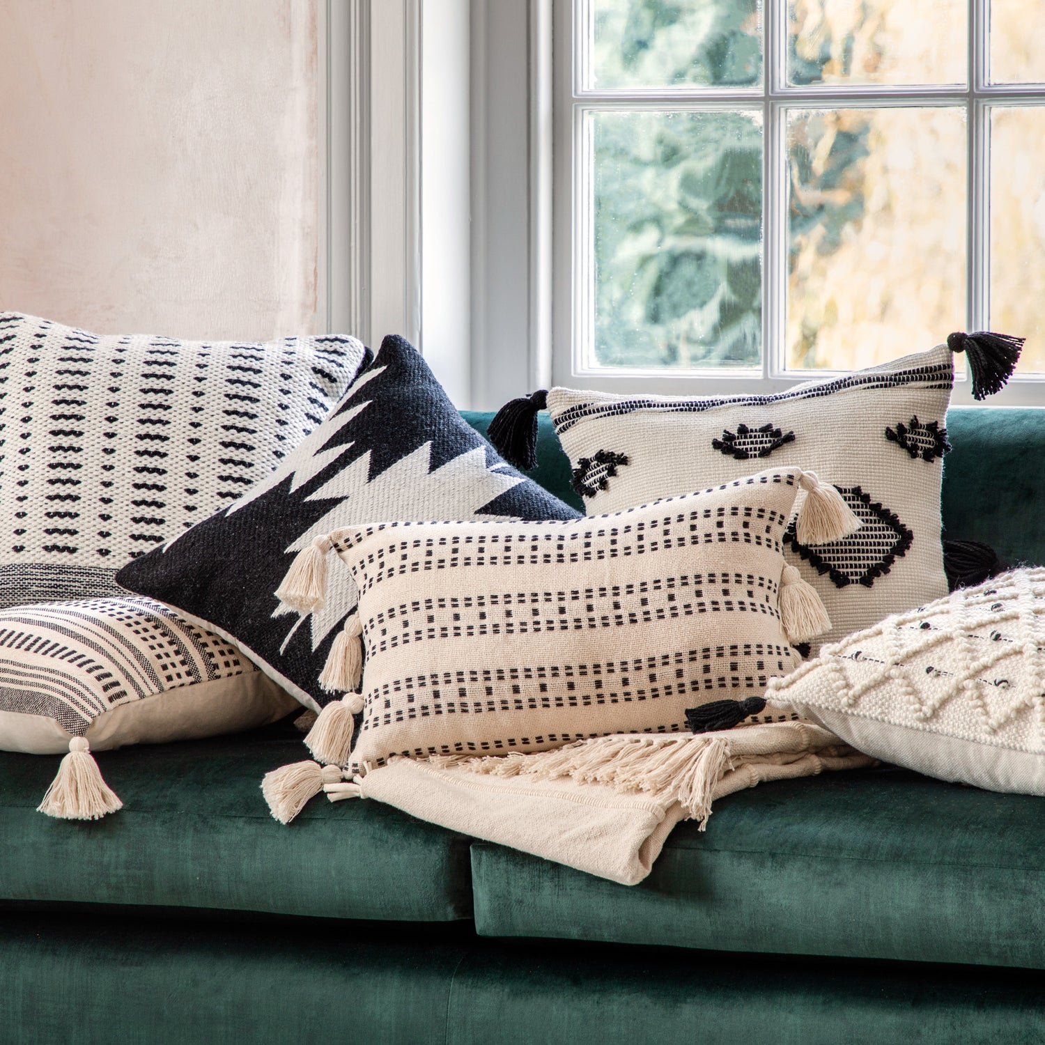 Sattal 130cm x 180cm Throw Natural