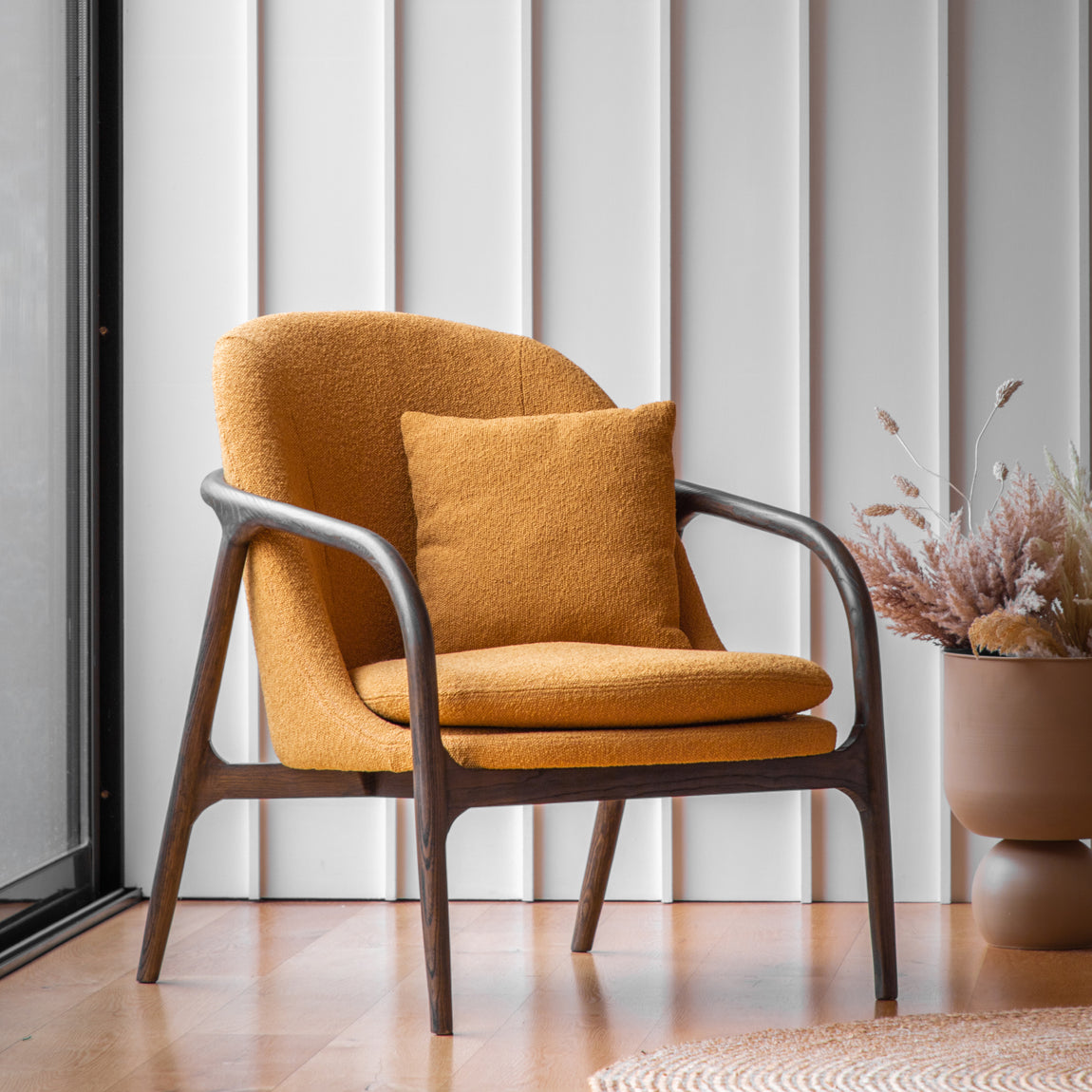 Alegra Arm Chair Ochre