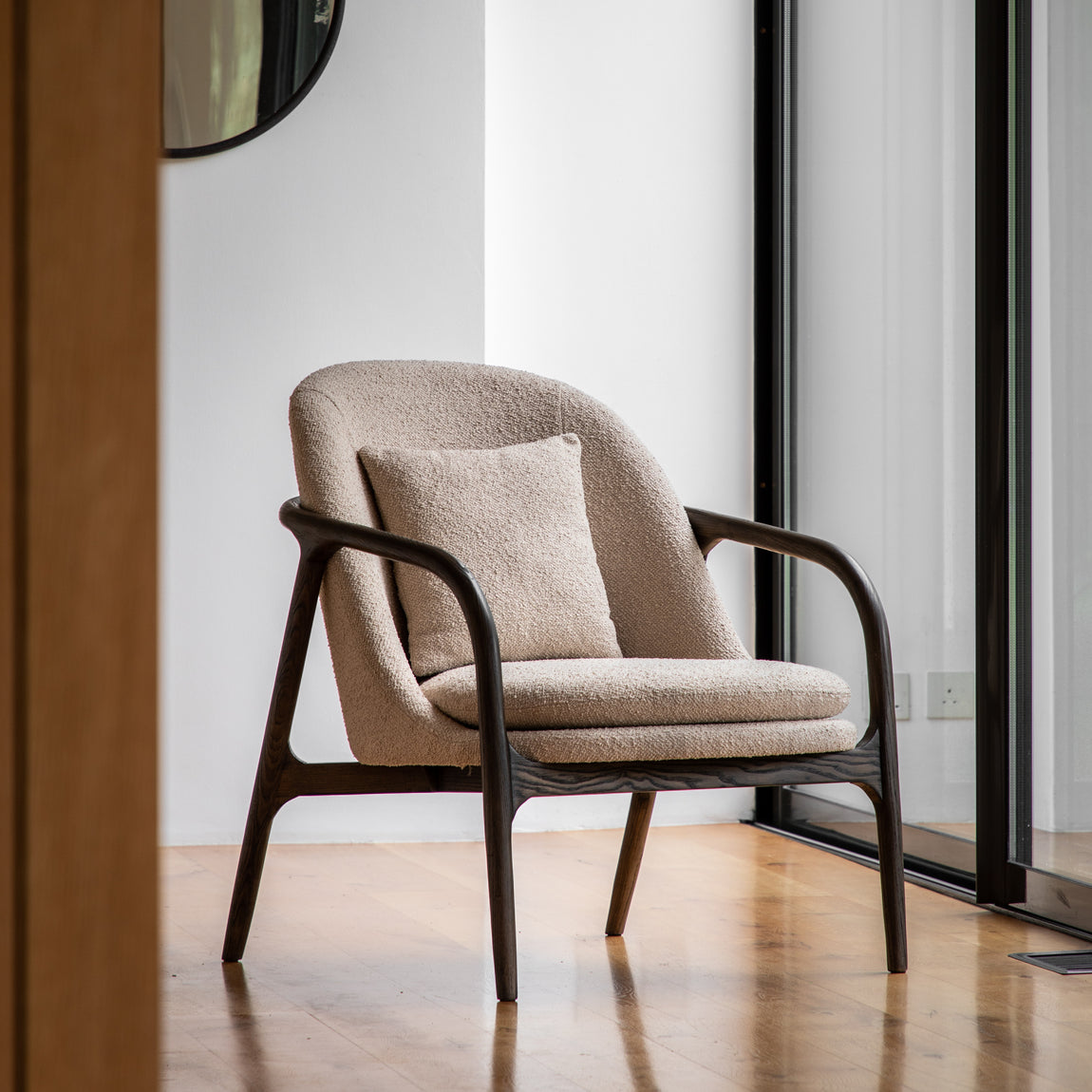 Alegra Arm Chair Taupe