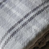Tartan 152cm x 177cm Sherpa Throw Grey