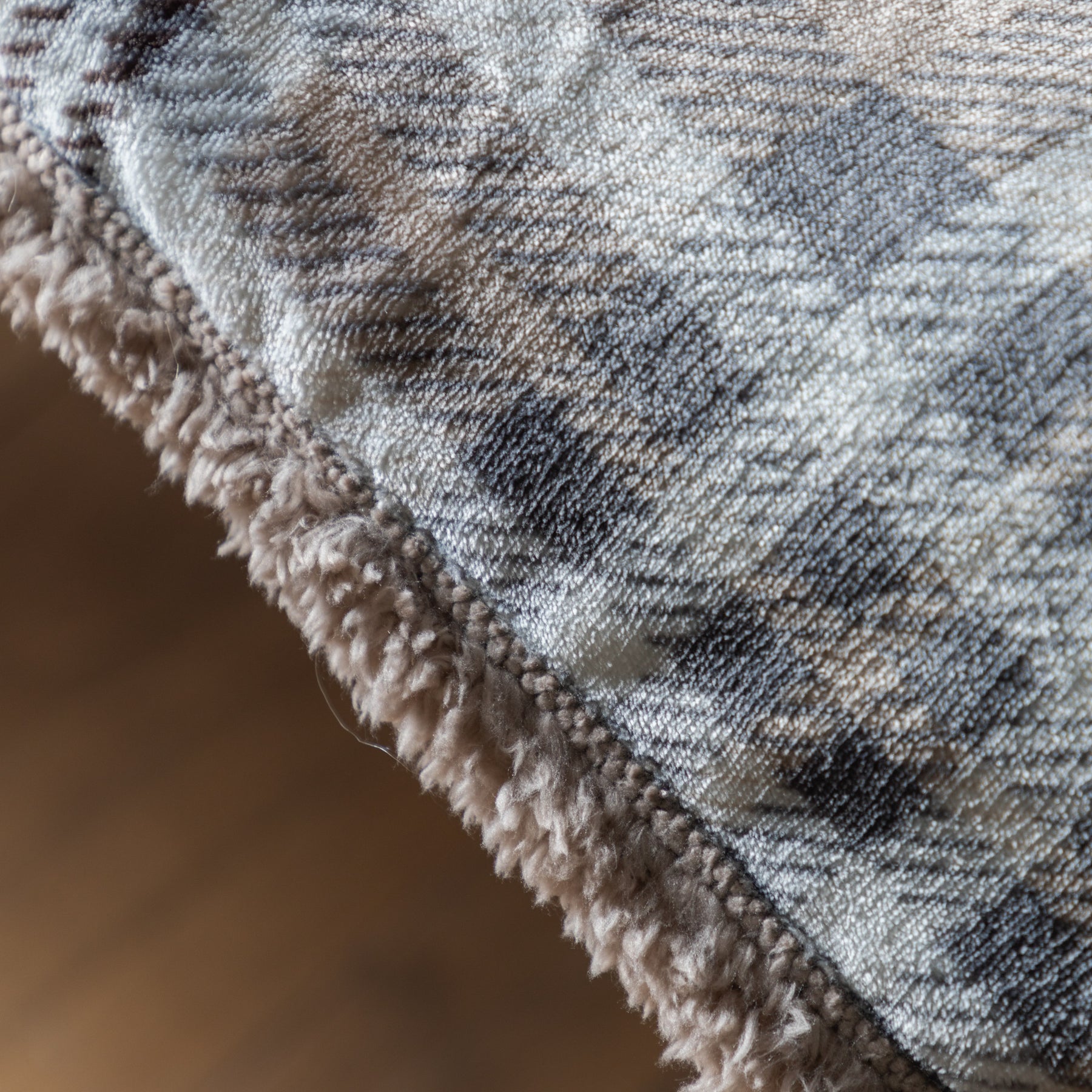 Tartan 152cm x 177cm Sherpa Throw Natural