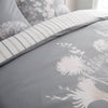 Catherine Lansfield Meadowsweet Floral Duvet Cover Bedding Set Pink Grey