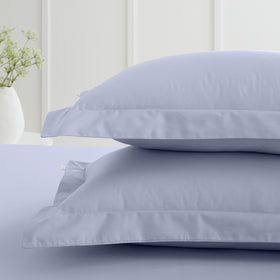 Bianca 200 Thread Count Cotton Percale Extra Deep Pair of Oxford Pillowcases Lavender