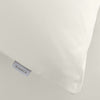 Bianca 200 Thread Count Cotton Percale Extra Deep Pair of Housewife Pillowcases Cream