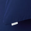 Bianca 200 Thread Count Cotton Percale Extra Deep Pair of Housewife Pillowcases Navy
