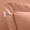 Bianca 200 Thread Count Cotton Percale Extra Deep Pair of Oxford Pillowcases Clay