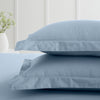 Bianca 200 Thread Count Cotton Percale Extra Deep Pair of Oxford Pillowcases Blue
