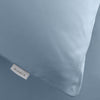 Bianca 200 Thread Count Cotton Percale Extra Deep Pair of Housewife Pillowcases Blue