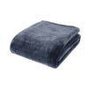 Catherine Lansfield Raschel Velvet Touch 200cm x 240cm Throw Navy