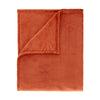 Catherine Lansfield Raschel Velvet Touch 200cm x 240cm Throw Burnt Orange